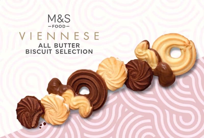 Marks & Spencer Vajas bécsi keksz válogatás