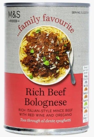 Marks & Spencer Bolognai ragú marhából