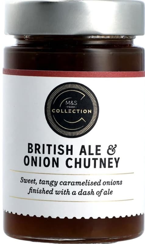 Marks & Spencer Karamellizált vöröshagyma chutney brit barna ale sörrel