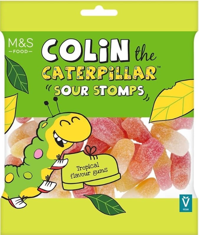 M&S Food Colin the Catepillar Sour Stomps