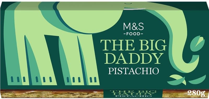 Marks & Spencer Big Daddy csokoládé pisztáciás töltelékkel