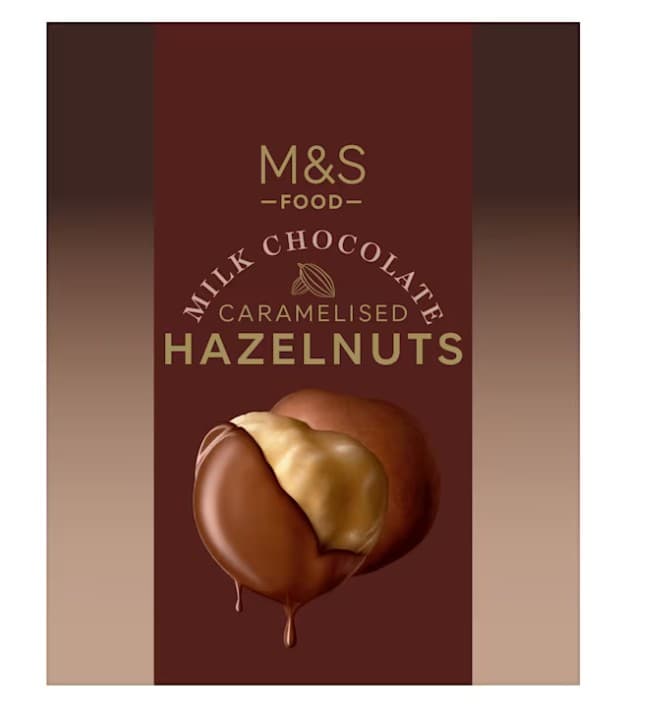 Marks & Spencer Tejcsokoládés karamellizált mogyorószemek