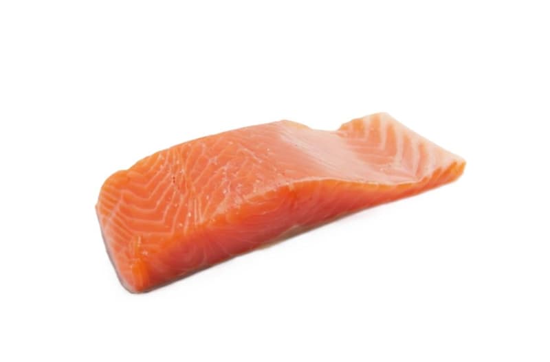 ASC Atlantic (arctic) salmon portion with skin