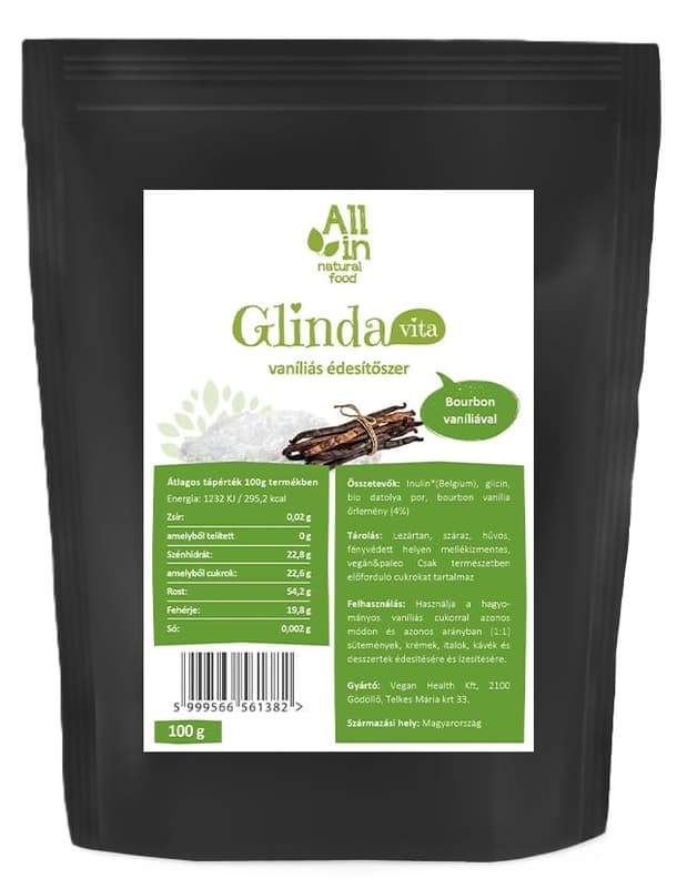 All in Natural Glindavita Vanilla Sweetener