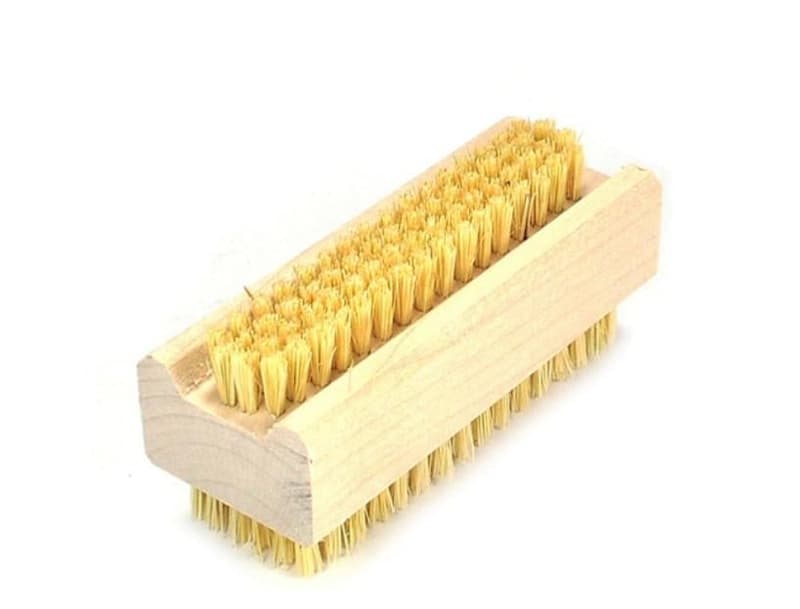 Wooden Double-Sided Scrubbing Brush 5×11×6 cm