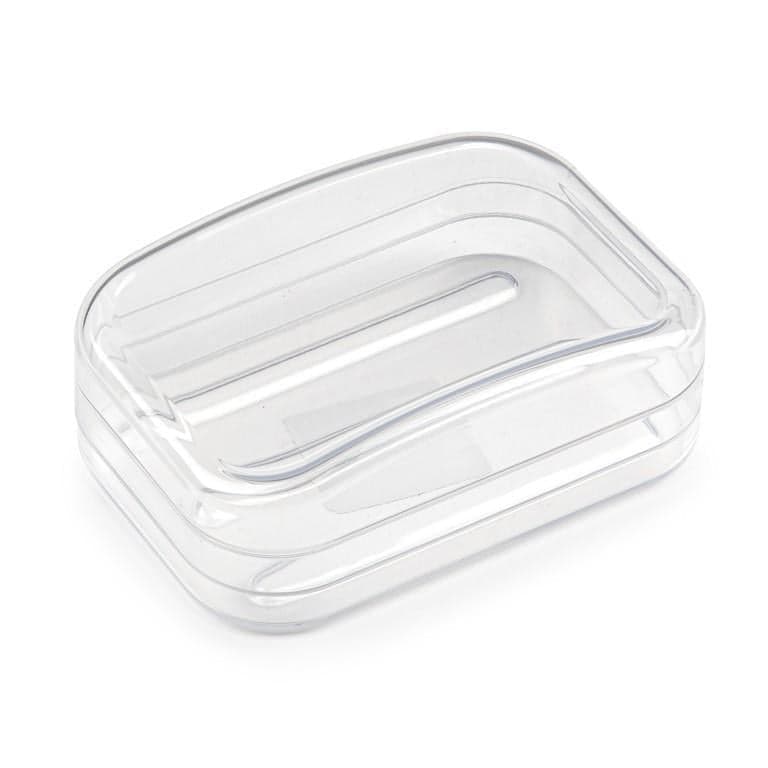 Szappantartó átlátszó zárható  12 x 8 x 4,5