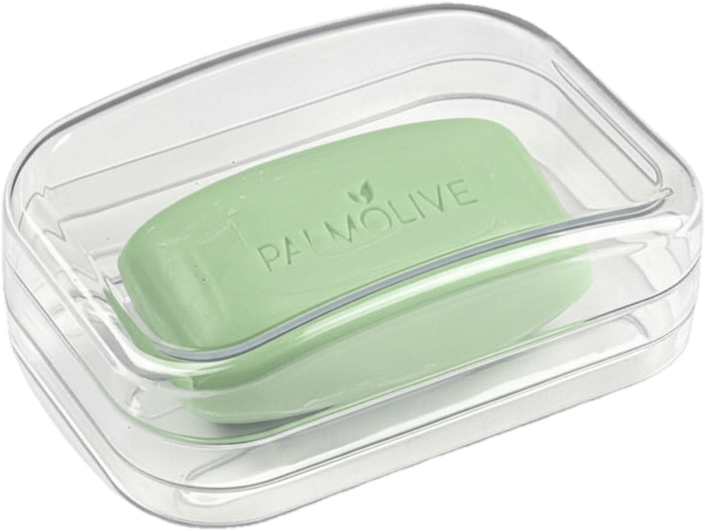 Szappantartó átlátszó zárható  12 x 8 x 4,5