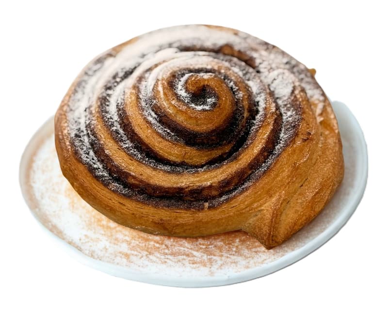 Cocoa swirl pastry