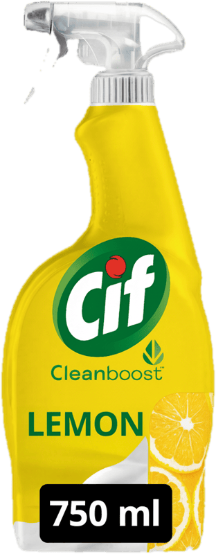 Cif Cream Universal greasefighter and cleaning Spray with Lemon scent, 700ml