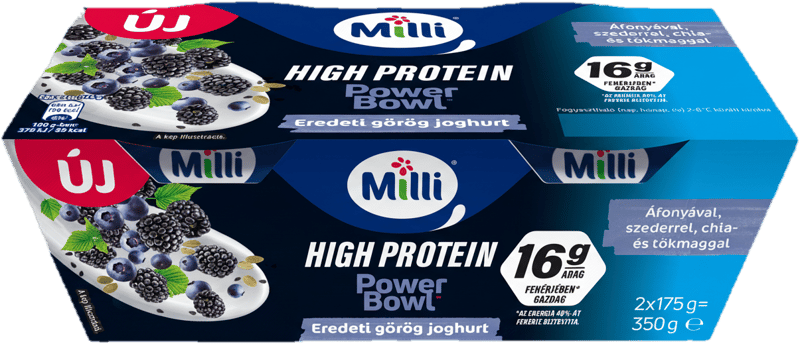 Milli Görög Joghurt Áfonyás 2x175G