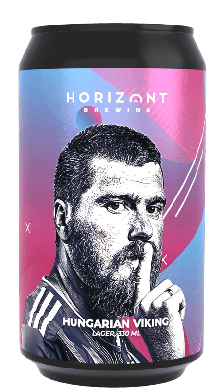 Horizont Brewing -  Ádám Martin - Hungarian Viking Lager- 4,8% alc, dobozos kraft sör
