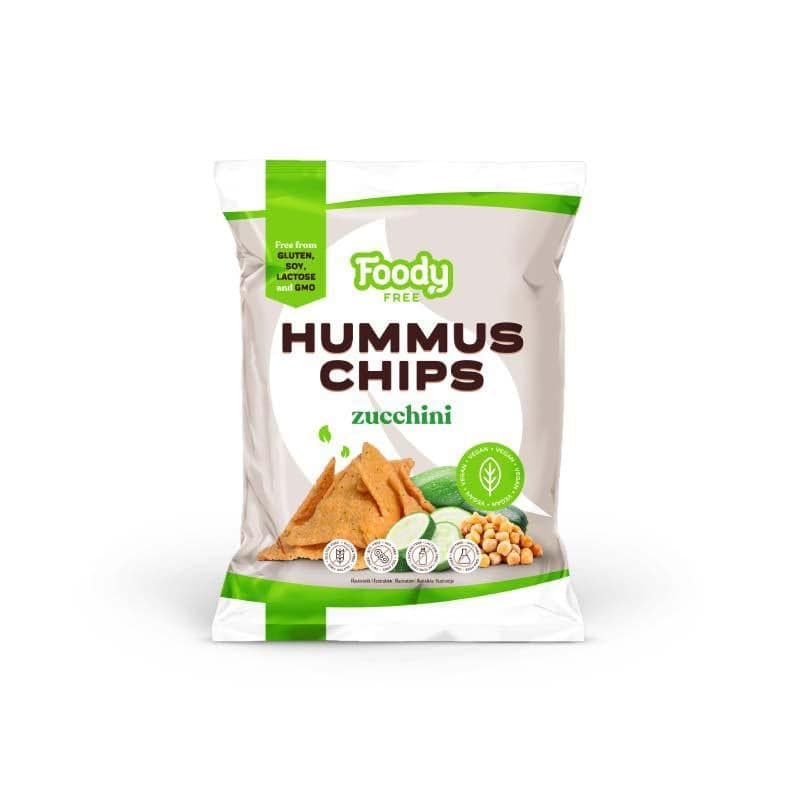 Foody Free Gluten-Free Vegan Hummus Chips with Zucchini