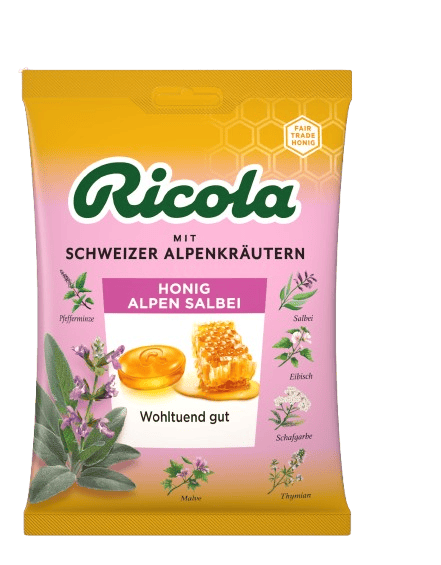 Ricola Mézes-zsálya zacskós cukorka