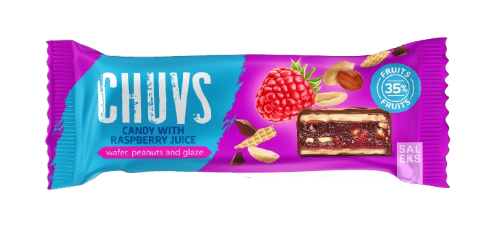 CHUVS nandy with raspberry juice