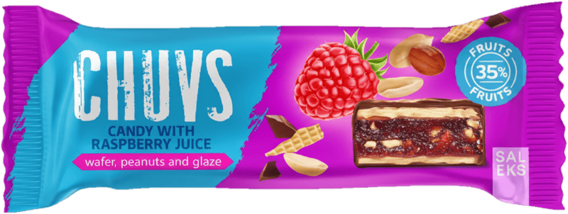 CHUVS nandy with raspberry juice