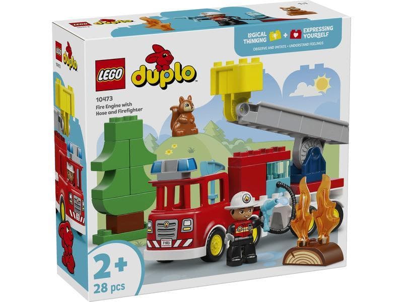 LEGO DUPLO Town 10473 Tűzoltóautó tömlővel és tűzzel