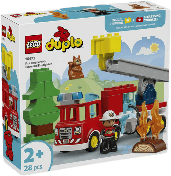 LEGO DUPLO Town 10473 Tűzoltóautó tömlővel és tűzzel