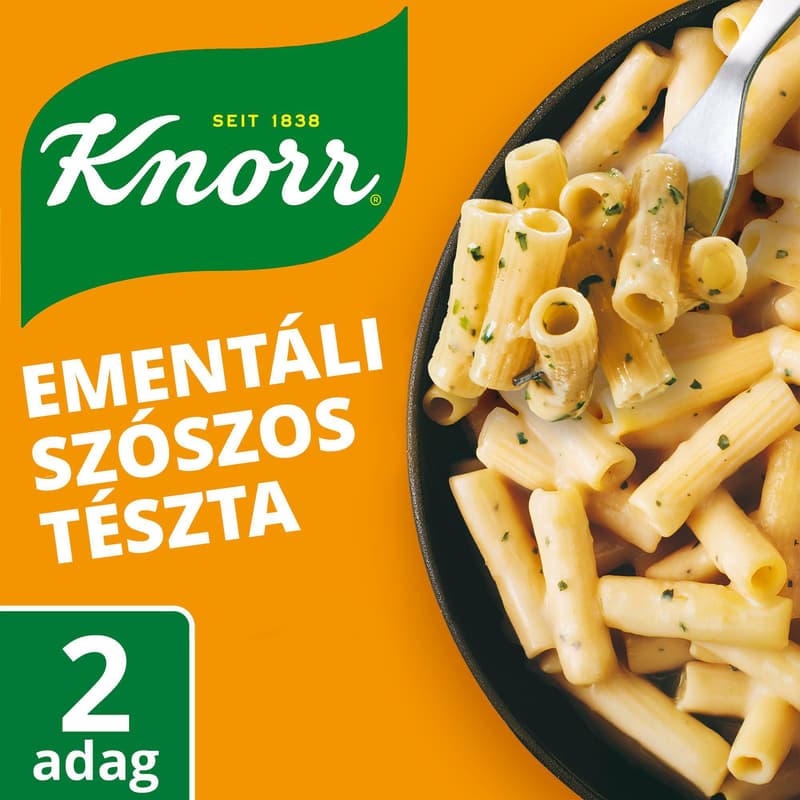 Knorr Ementáli szószos tésztás készétel