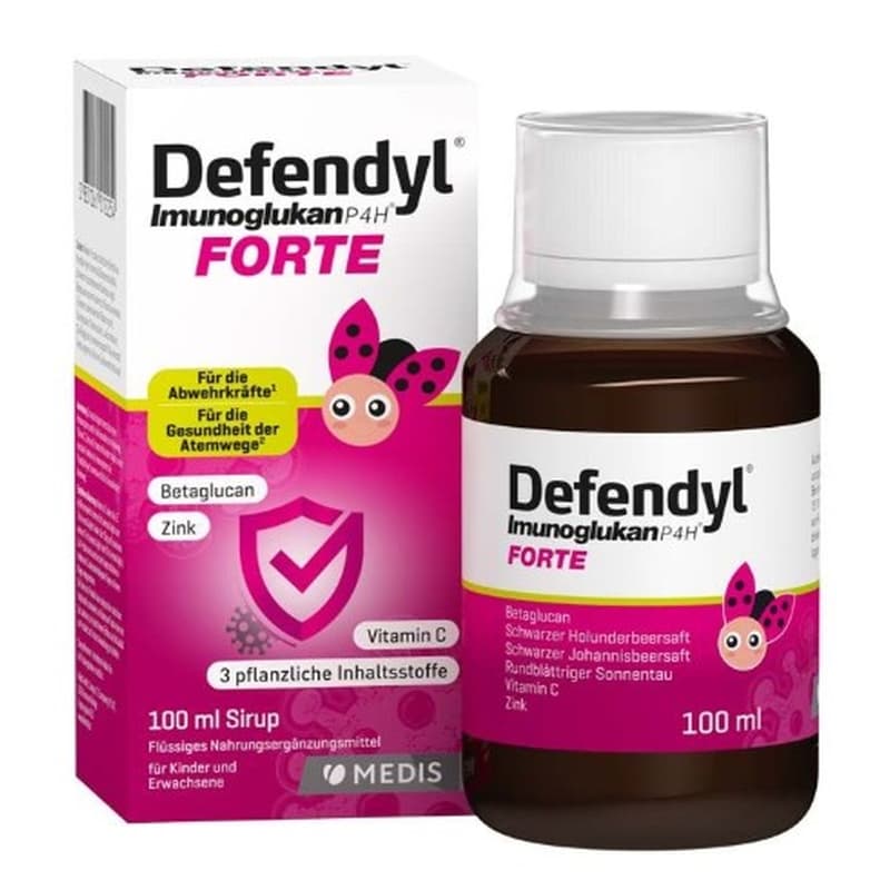 Defendyl Imunoglukan P4H Forte szirup 100ml