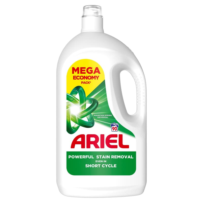 Ariel Folyékony Mosószer Mountain Spring 90 mosáshoz, 4.05 l