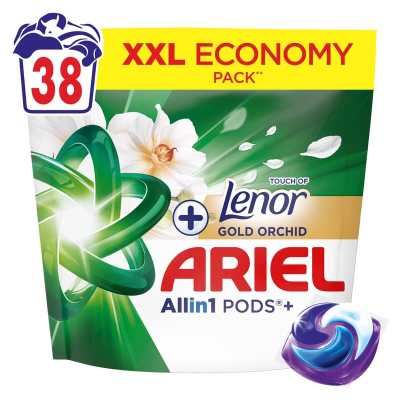 Ariel PODS+ Mosókapszula +Touch Of Lenor Gold Orchid, 38 db