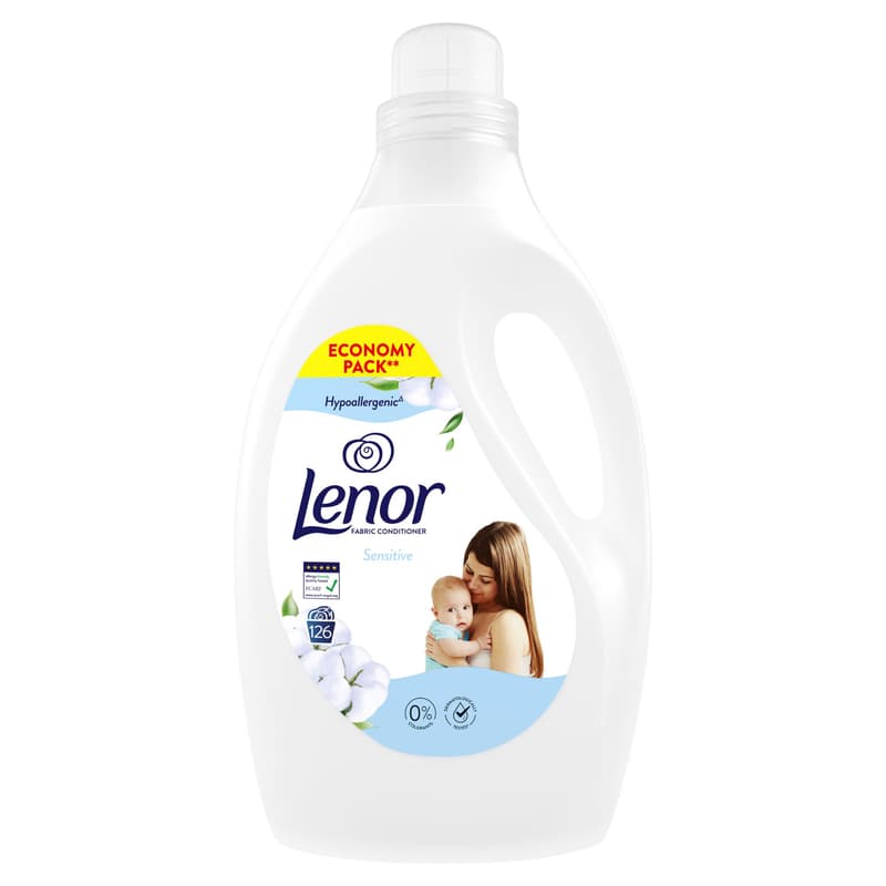 Lenor Öblítő Sensitive 126 mosáshoz, 2.65 l