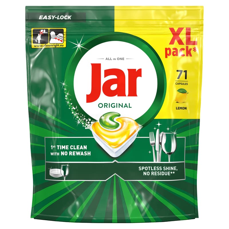 Jar Original All in One Mosogatókapszula Lemon, 71 db