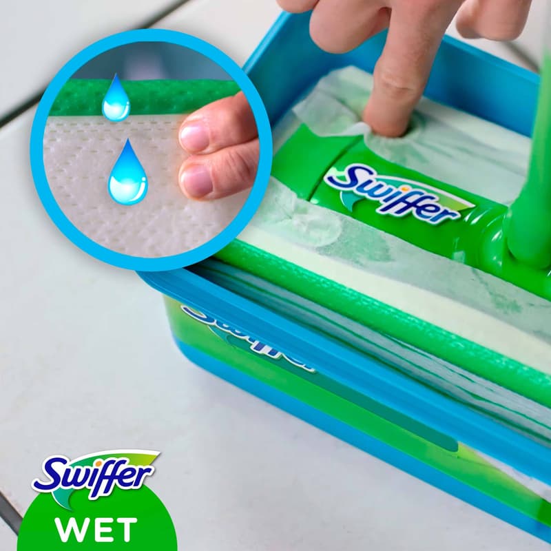 Swiffer Sweeper Nedves Padlótörlő Utántöltő Kendő Citrus Fresh Illattal, 2x24 db