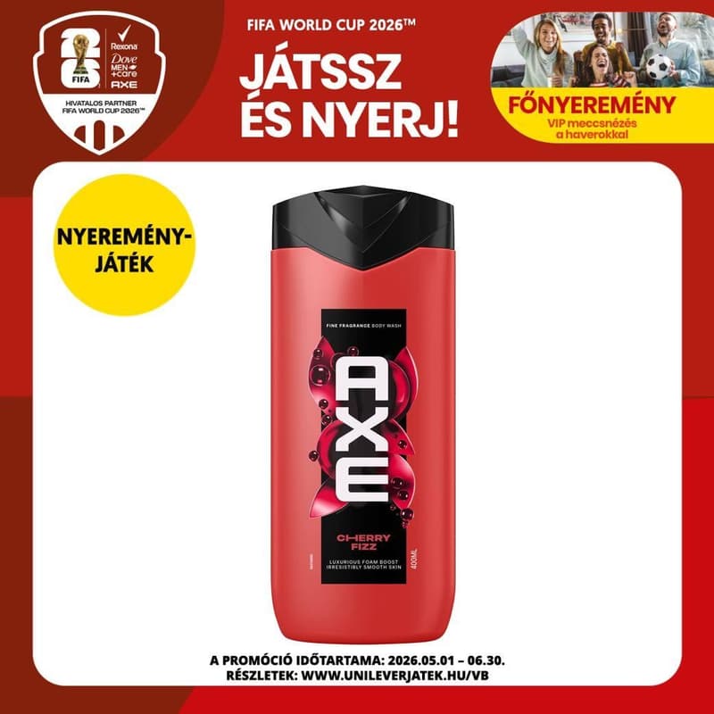 Axe Fine Fragrance Collection Cherry Fizz Shower Gel 400ml