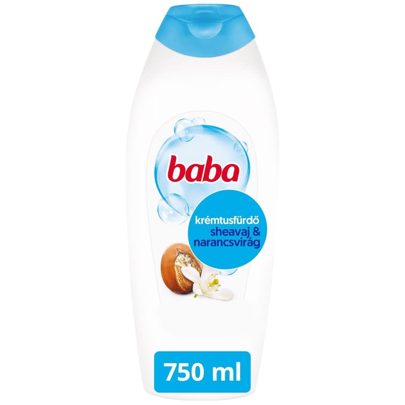 Baba Shower Cream with Shea Butter and Orange Blossom Scent 750 ml