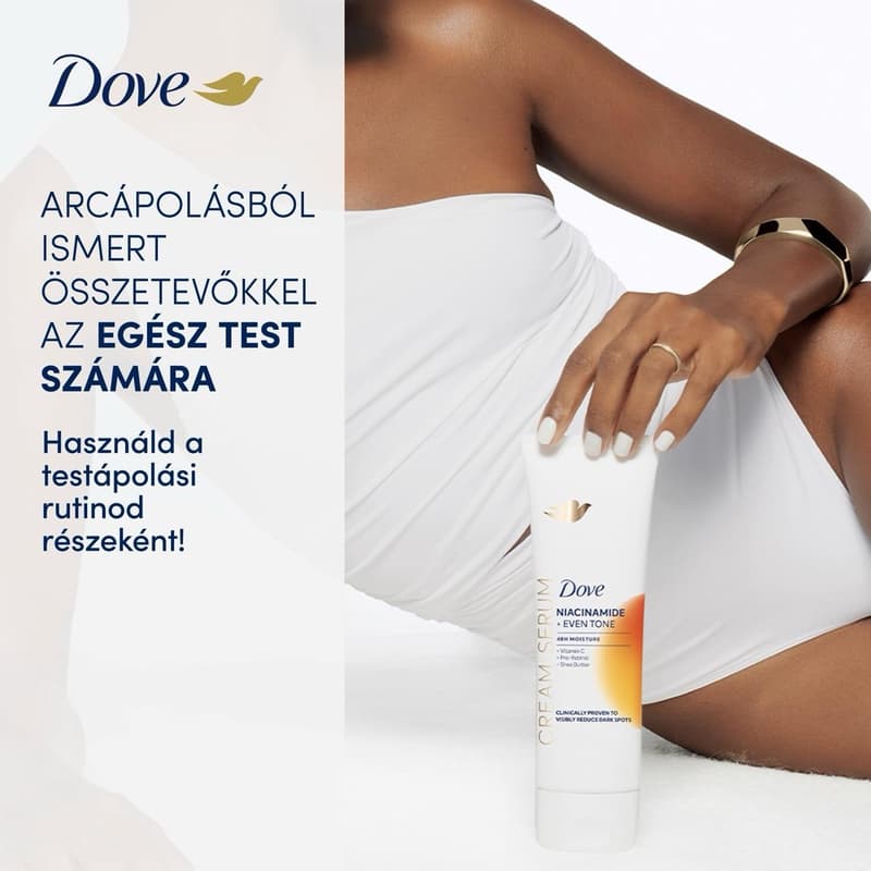 Dove Niacinamide & Even Tone hidratáló testszérum, 200ml