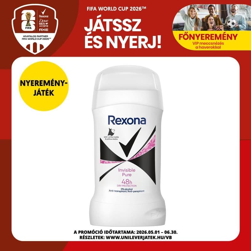 Rexona Invisible Pure Anti-Perspirant Stick 50 ml