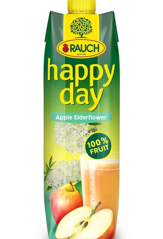 Apple Drink with Elderflower Extract.