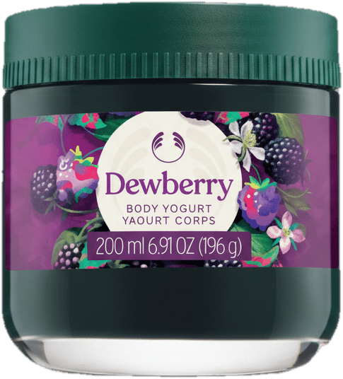 The Body Shop Dewberry testjoghurt