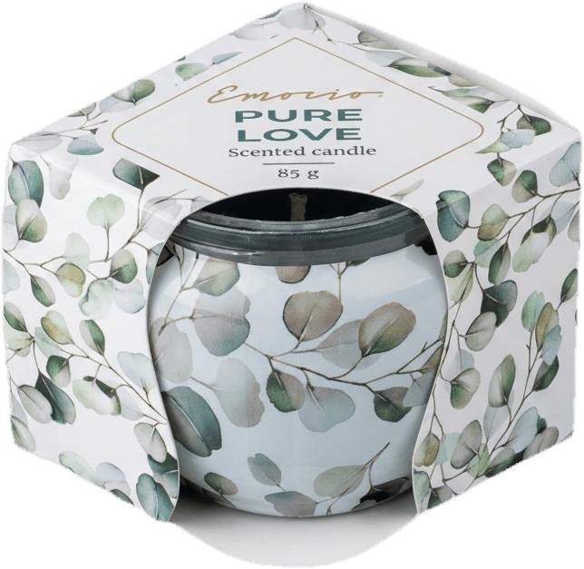 Emocio illatos gyertya üvegben Decor 70 × 62 mm Pure Love