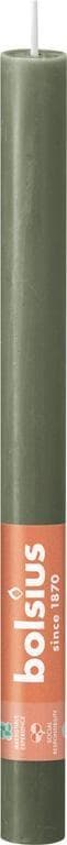 Bolsius Rustic Home gyertya 23x270 mm Fresh Olive