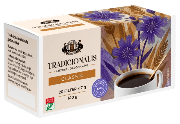 Traditional chicory grain coffee