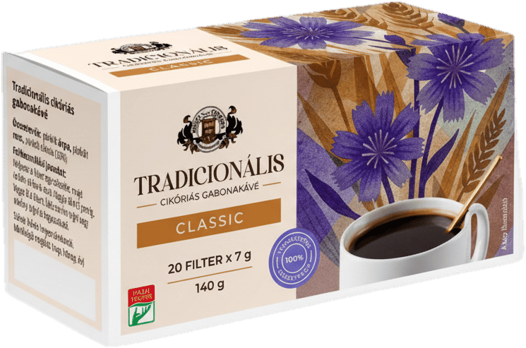 Traditional chicory grain coffee