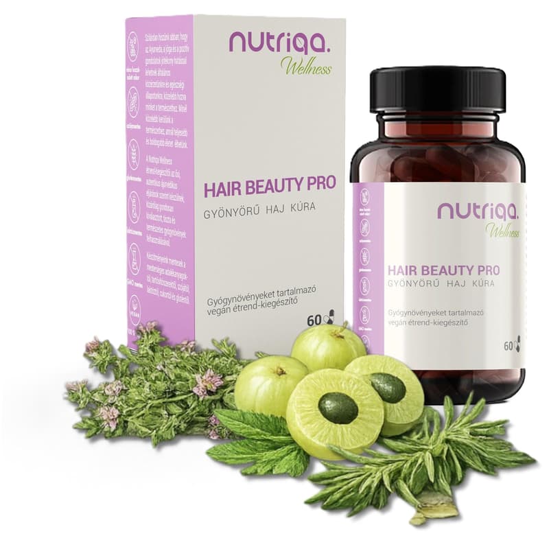 NUTRIQA Wellness Hair Beauty Pro kapszulák (60 db)