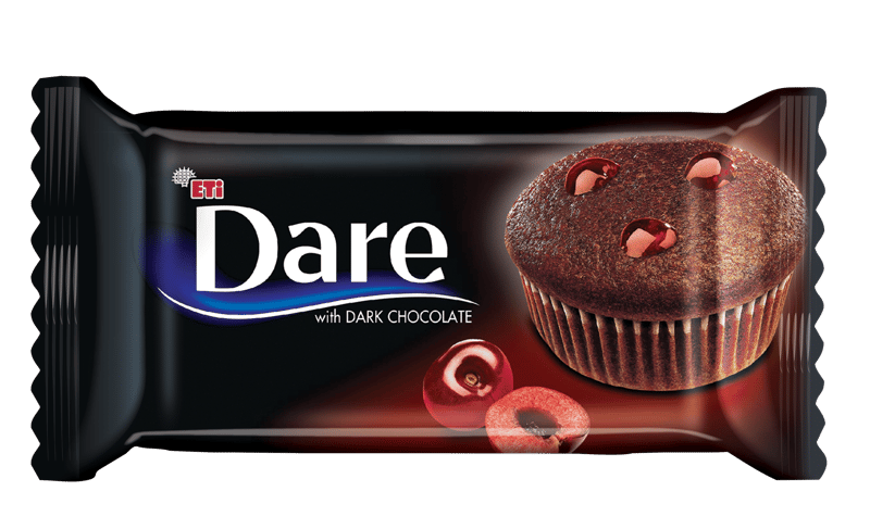 Dare Chocolate Muffin with Cherry Sauce Filling