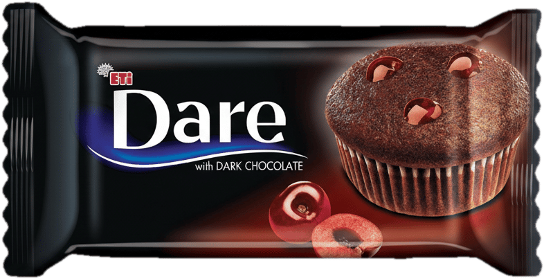 Dare Chocolate Muffin with Cherry Sauce Filling