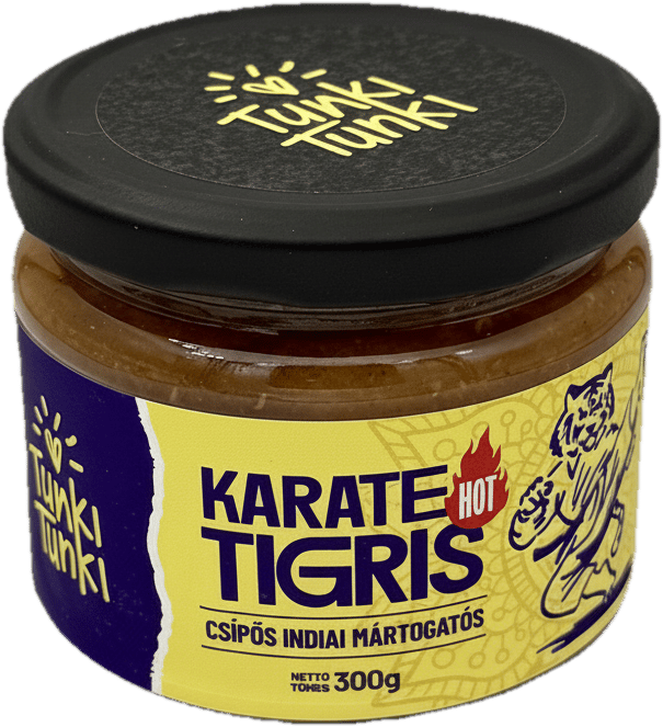 Tunki-tunki Karate Tigris csípős indiai mártogatós