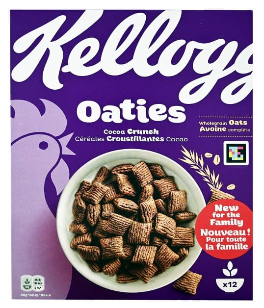 Kelloggs Oaties Cocoa Crunch 360g