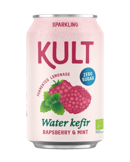 kult Vízikefír ZERO Málna, Menta ízzel