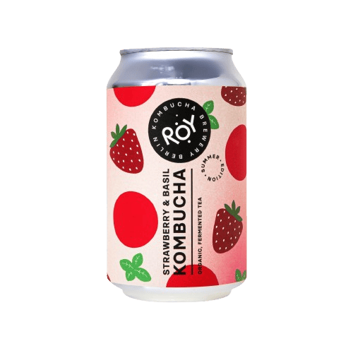 ROY KOMBUCHA Eper és Bazsalikom ízzel