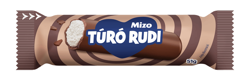 Mizo Túró Rudi natúr, kakaós bevonattal