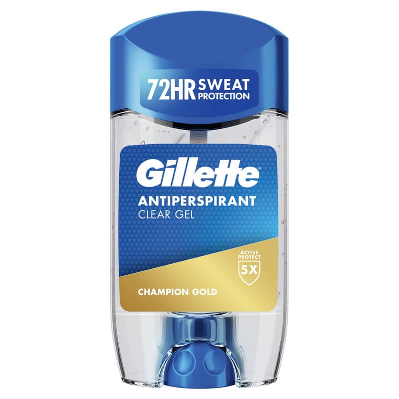 Gillette Champion Gold Izzadásgátló Gél, 70 ml