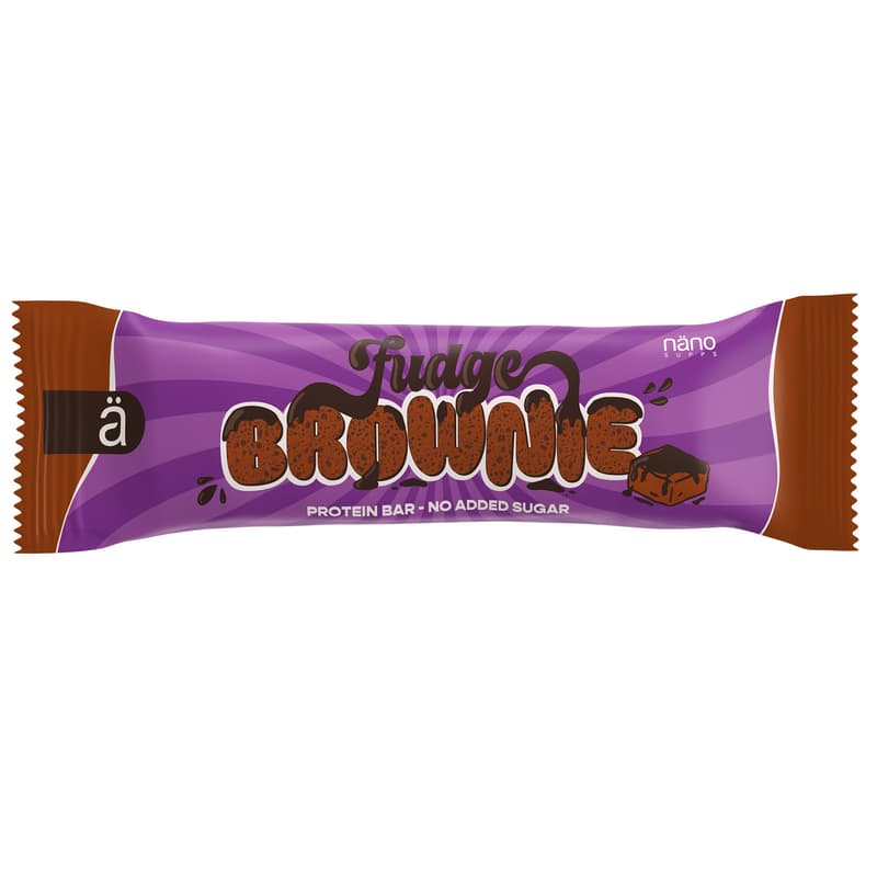 Nanosupps Protein Bar Brownie Fudge fehérjeszelet