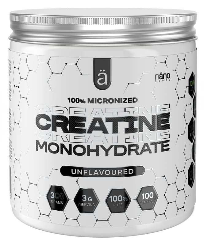 Nanosupps Kreatin 100% Monohidrát por