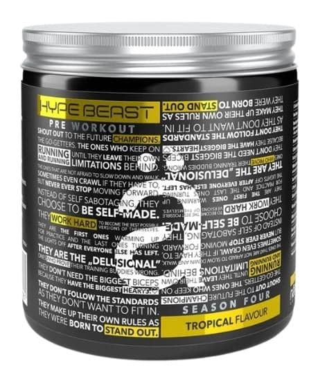 Nänosupps Hype Beast Tropical Pre-workout Booster